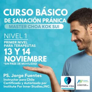 CURSO BÁSICO DE PRANIC HEALING (SANACIÓN PRÁNICA) – 13 y 14 de Noviembre 2021 - Santiago
