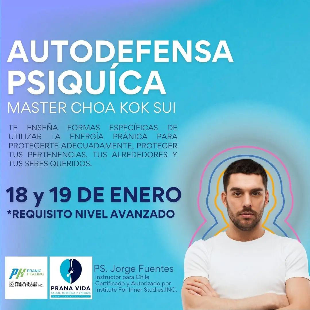 CURSO DE AUTODEFENSA PSÍQUICA - 18 y 19 enero 2025 - SANTIAGO