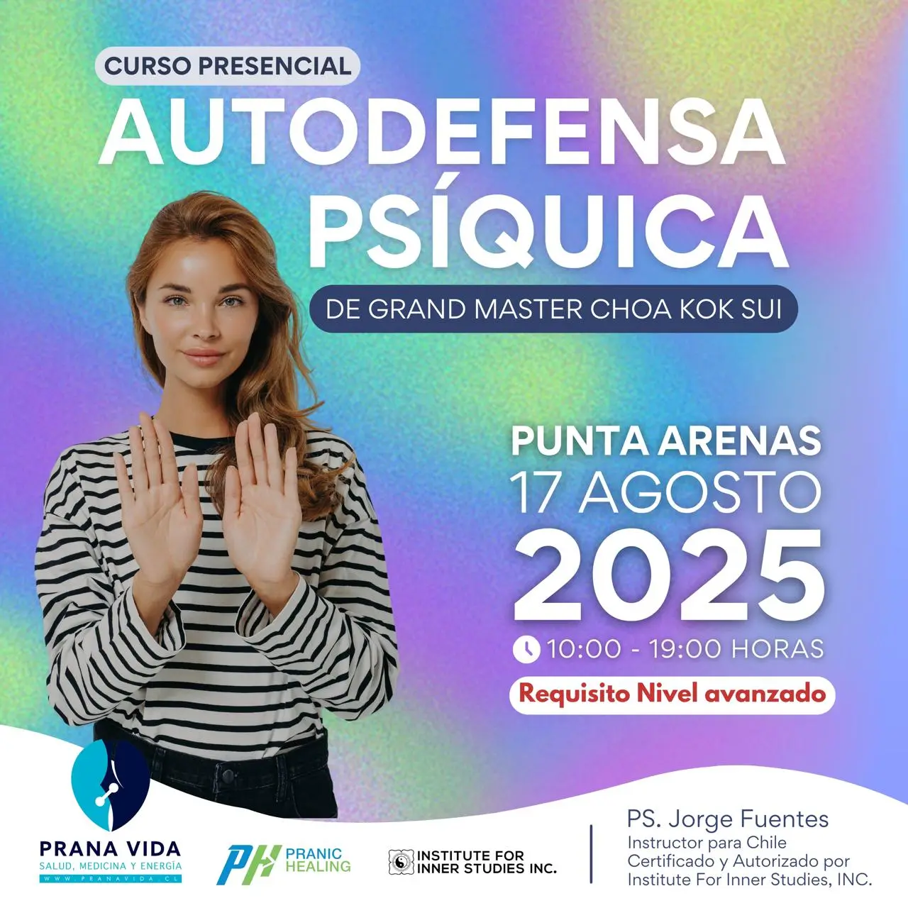 CURSO DE AUTODEFENSA PSÍQUICA - 17 agosto 2025 - PUNTA ARENAS - RECURRENTE