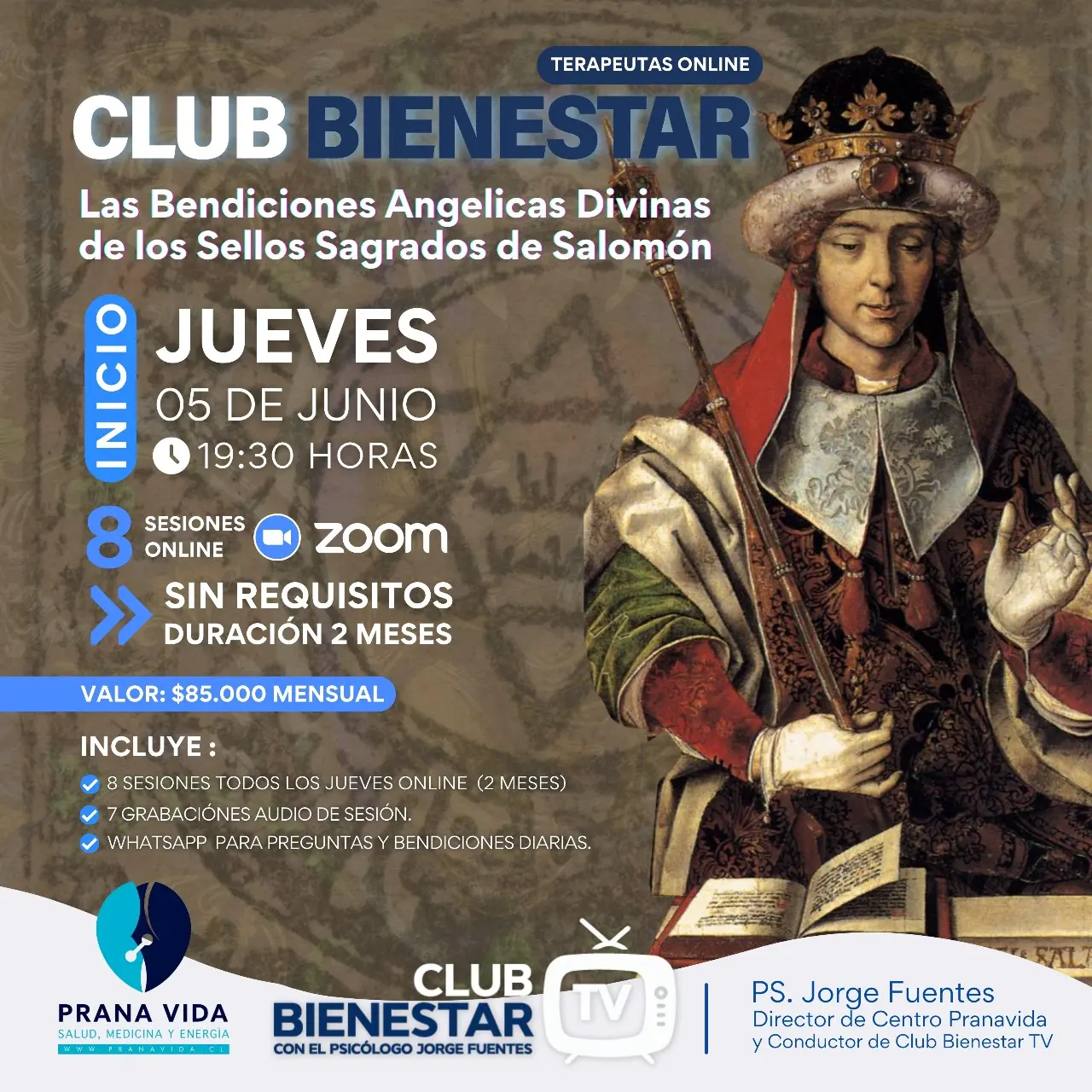 Club Bienestar Terapeutas - Las Bendiciones Angelicas Divinas de los Sellos Sagrados de Salomón