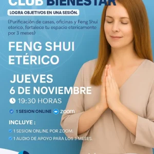 Club Bienestar TV® Purificación de casas y oficinas y Feng Shui etérico - Noviembre 2025