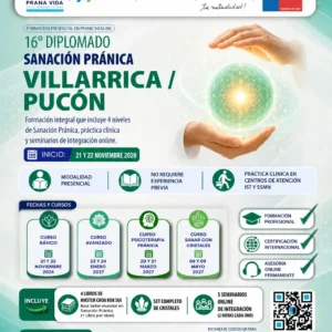 16ª Versión Diplomado en Sanación Pránica 2026 - Pucón