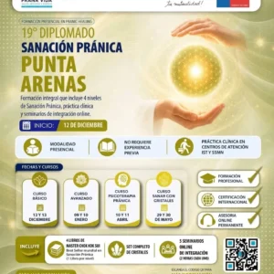 19ª Versión Diplomado en Sanación Pránica 2026 - Punta Arenas - básico y avanzado