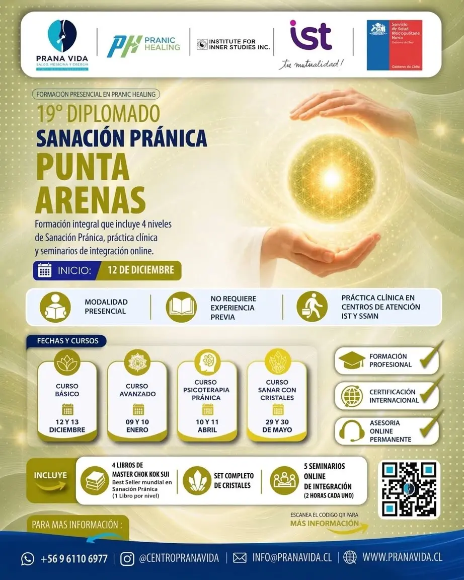 Diplomado de Sanación Pránica en Punta Arenas