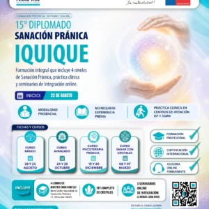 15ª Versión Diplomado en Sanación Pránica 2026 - Iquique
