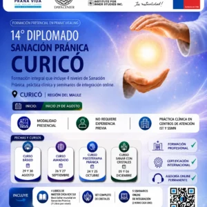 14ª Versión Diplomado en Sanación Pránica 2026 - Curicó (Región del Maule) - básico y avanzado