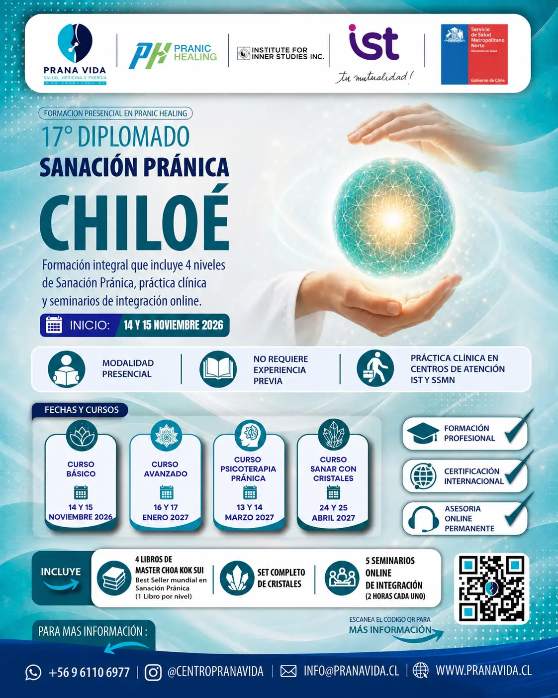 Diplomado de Sanación Pránica en Chiloé